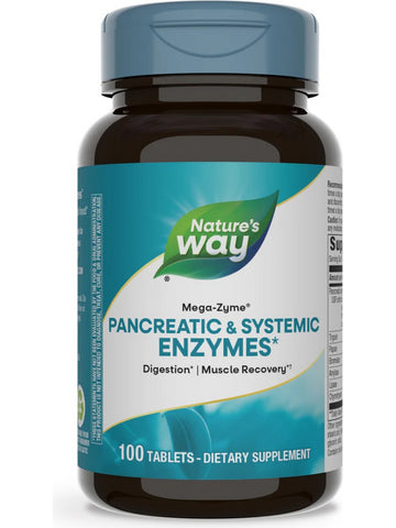 Nature's Way, Mega-Zyme®, 100 tablets