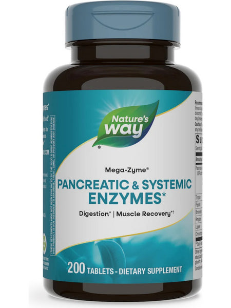 Nature's Way, Mega-Zyme®, 200 tablets