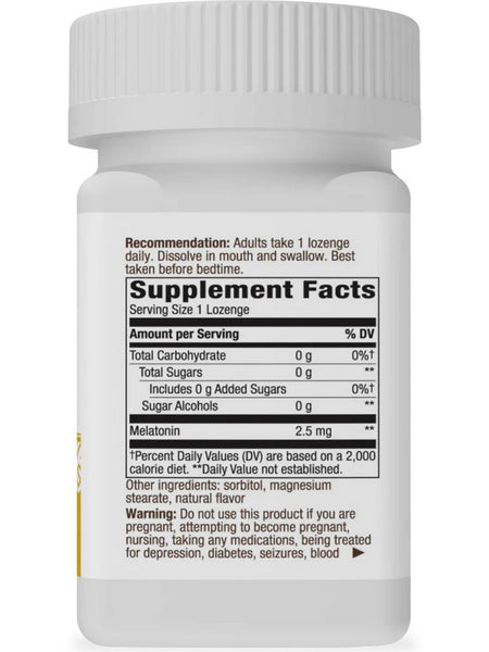Nature's Way, Melatonin Lozenge, 100 Vegan Lozenges