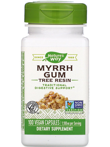 Nature's Way, Myrrh Gum, 100 vegan capsules