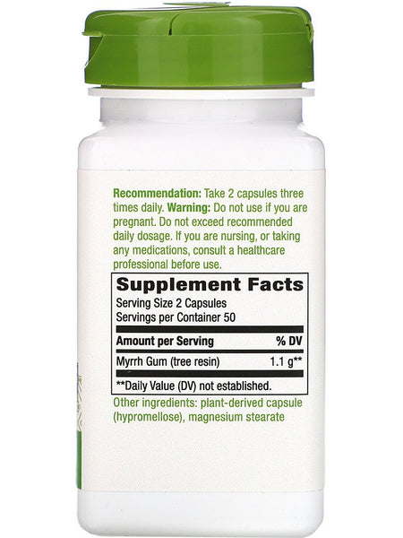 Nature's Way, Myrrh Gum, 100 vegan capsules