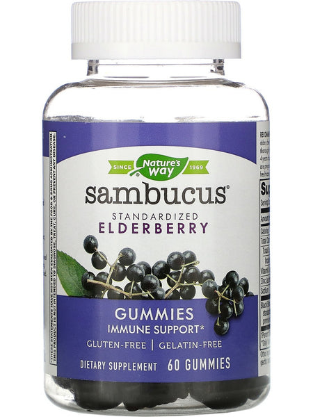 Nature's Way, Sambucus Gummies, 60 gummies