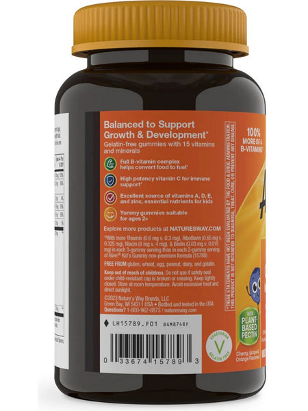 Nature's Way, Alive! Premium Kids Gummy Multivitamin, Cherry, Orange and Grape, 90 Gummies