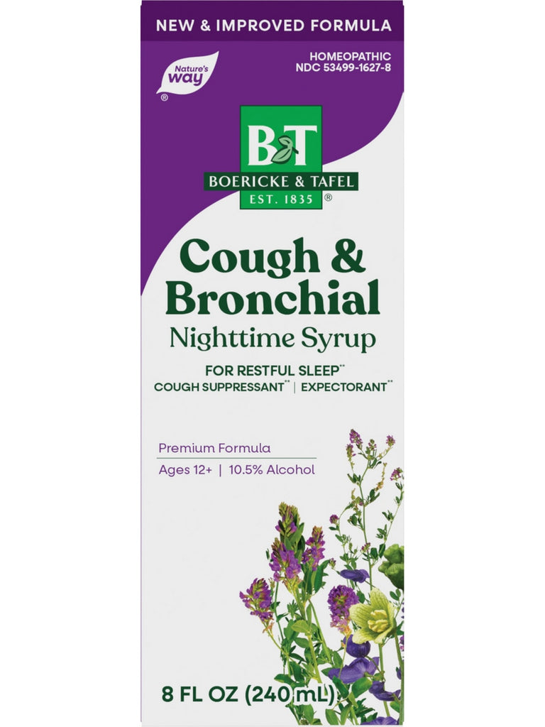 Boericke & Tafel, Cough & Bronchial Nighttime Syrup, 8 fl oz