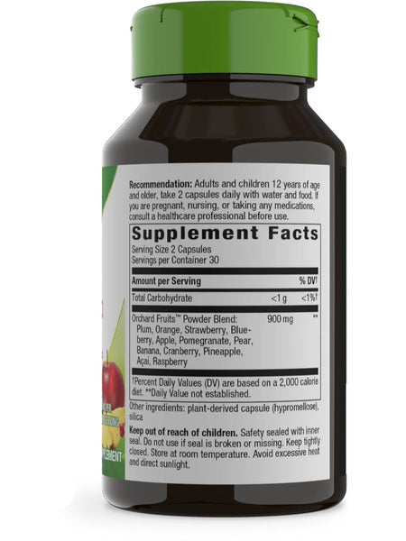 Nature's Way, Orchard Fruits™, 60 vegetarian capsules