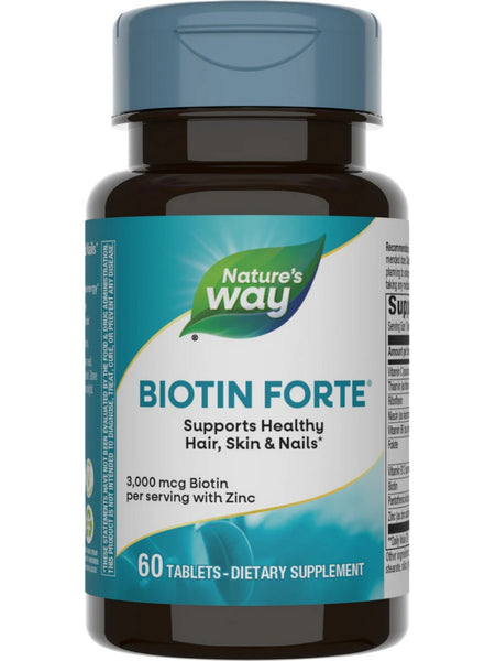 Nature's Way, Biotin Forte, 60 Tablets