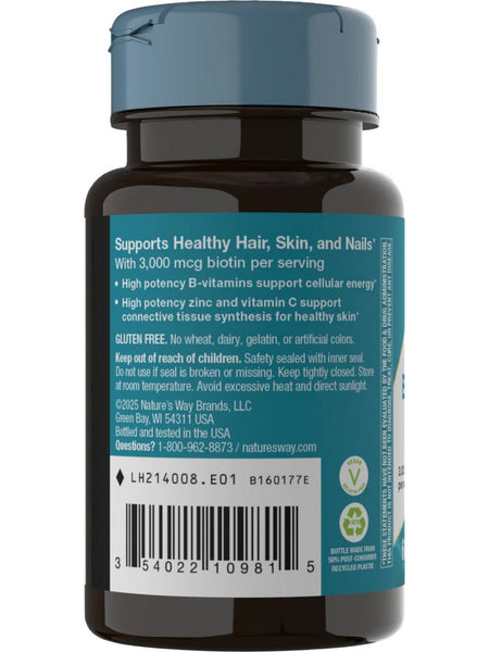 Nature's Way, Biotin Forte, 60 Tablets