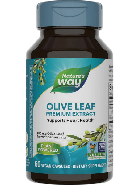 Nature's Way, Olive Leaf 12%, 60 vegan capsules