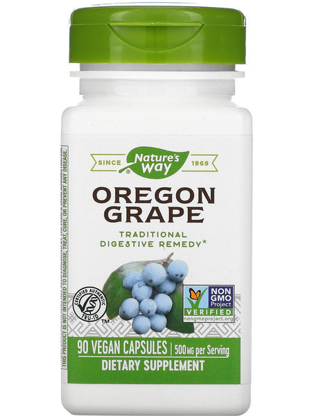 Nature's Way, Oregon Grape Root, 90 vegan capsules