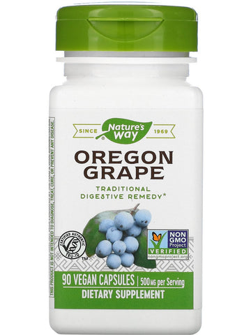Nature's Way, Oregon Grape Root, 90 vegan capsules