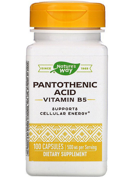 Nature's Way, Pantothenic Acid, 100 capsules