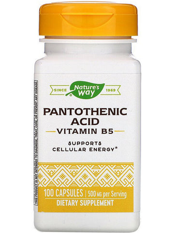 Nature's Way, Pantothenic Acid, 100 capsules