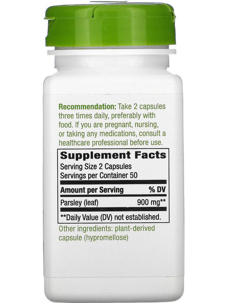 Nature's Way, Parsley Leaf, 100 vegan capsules