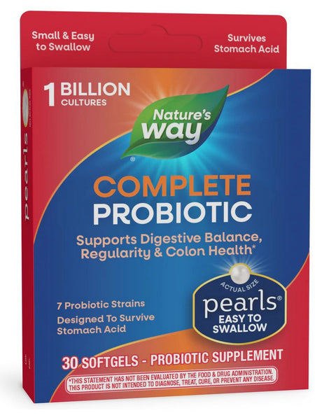 Nature's Way, Probiotic Pearls™ Complete, 30 softgels