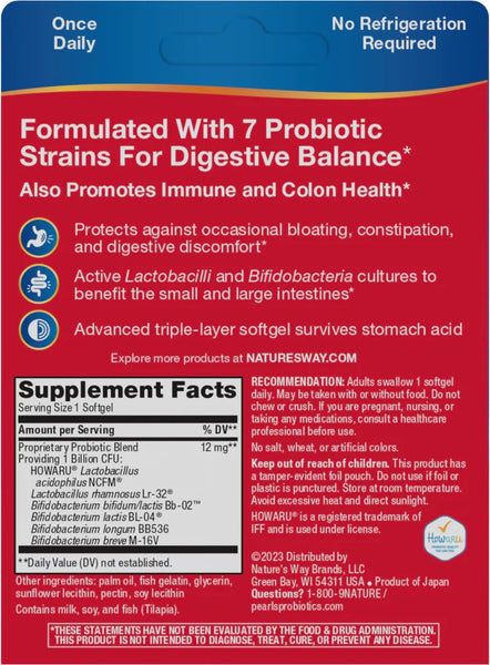 Nature's Way, Probiotic Pearls™ Complete, 30 softgels