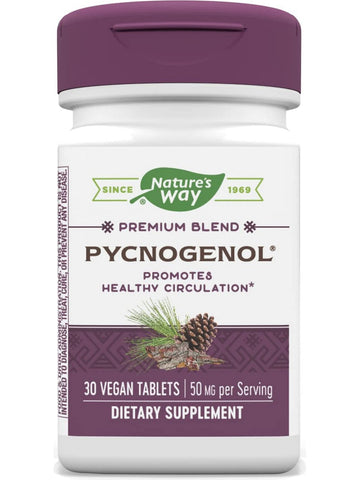 Nature's Way, Pycnogenol®, 30 vegan tablets