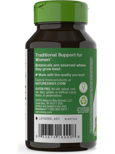 Nature's Way, Red Clover Blossom, 100 vegan capsules