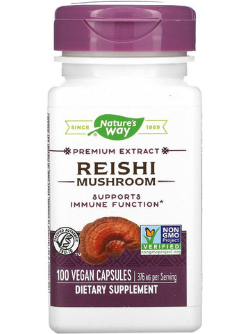 Nature's Way, Reishi, 100 vegan capsules