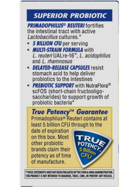 Nature's Way, Primadophilus® Reuteri, 30 capsules