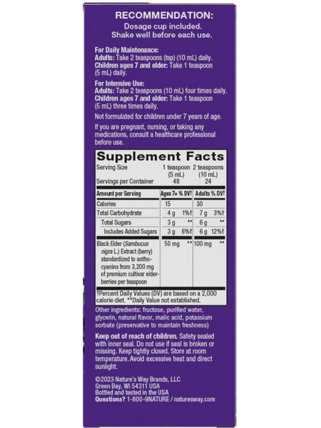 Nature's Way, Sambucus Traditional Immune Syrup, Elderberry, 8 fl oz