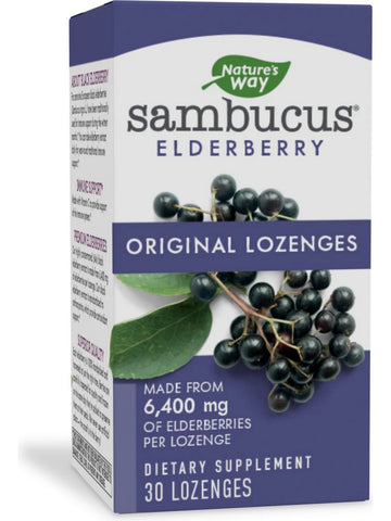 Nature's Way, Sambucus Lozenges, 30 lozenges