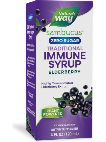 Nature's Way, Sambucus Sugar-Free Syrup, 4 fl oz