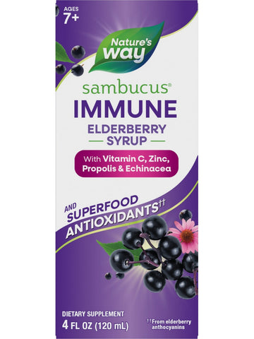 Nature's Way, Sambucus Immune Syrup, 4 fl oz