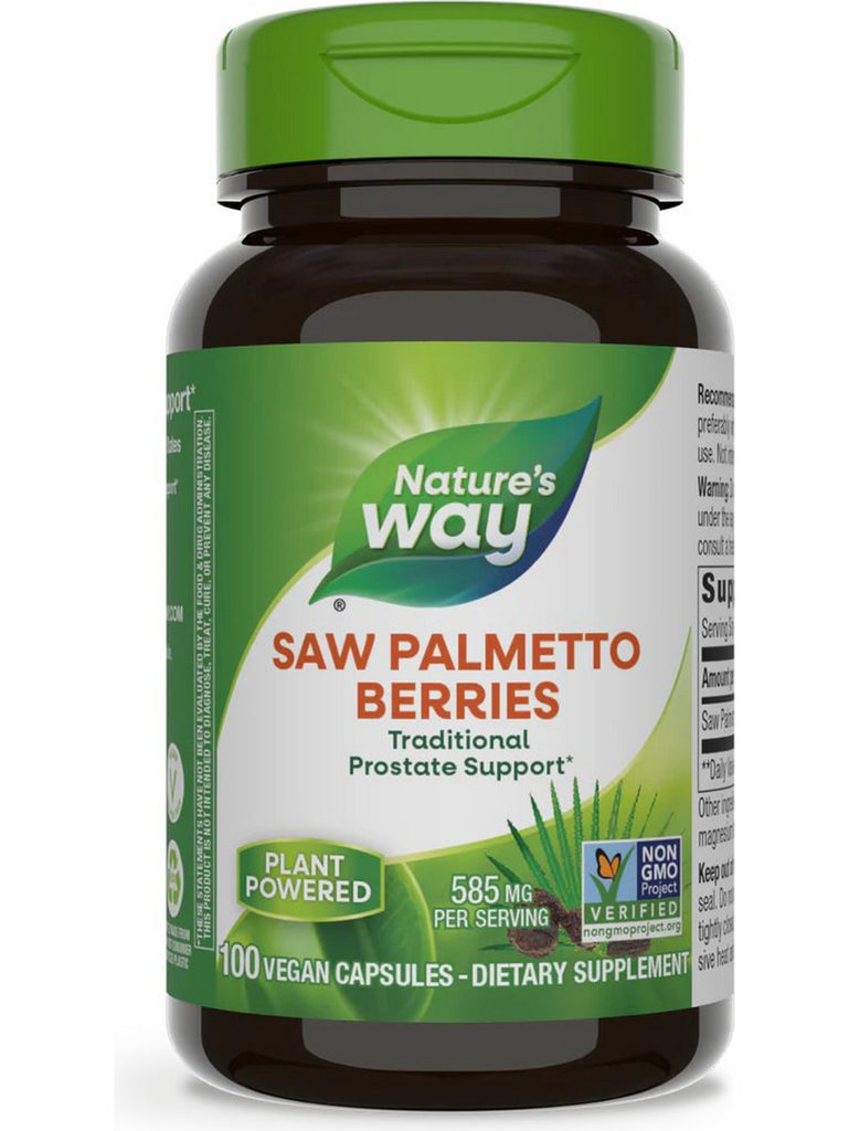 Nature's Way, Saw Palmetto Berries, 100 vegan capsules