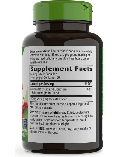 Nature's Way, Schisandra Fruit, 100 vegan capsules