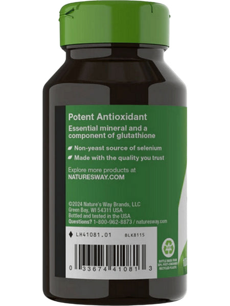 Nature's Way, Selenium, 100 capsules