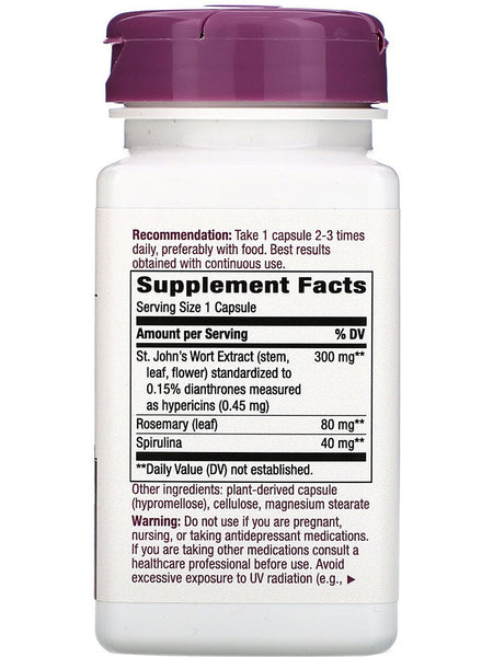 Nature's Way, St. John's Wort Premium Extract, 90 Vegan Capsules