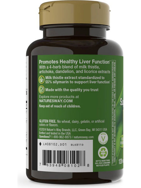 Nature's Way, Super Milk Thistle®, 120 vegan capsules
