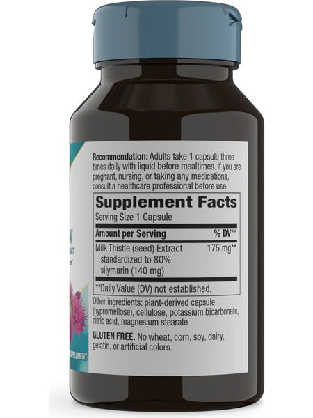 Nature's Way, Thisilyn® Standardized Milk Thistle Extract, 100 vegan capsules