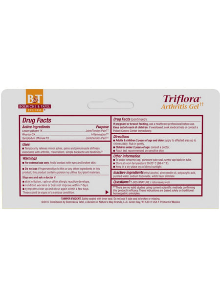 Boericke & Tafel, Triflora® Arthritis Gel, 2.75 oz