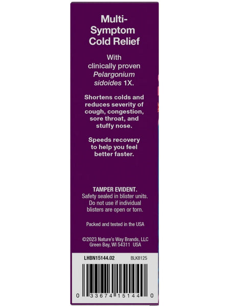 Nature's Way, Umcka Cold Relief Chewables, Cherry, 20 Tablets