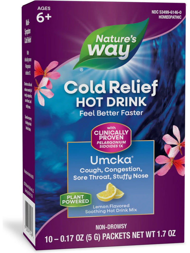 Nature's Way, Umcka® ColdCare Lemon Hot Drink, 10 packets