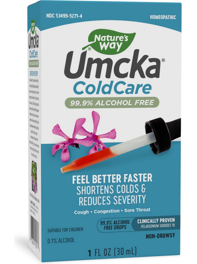 Nature's Way, Umcka® ColdCare Alcohol Free Drops, 1 fl oz