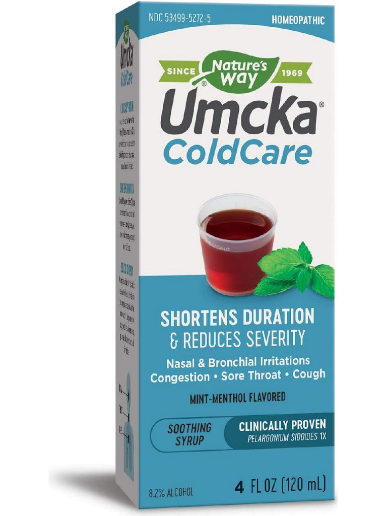 Nature's Way, Umcka® ColdCare Menthol Syrup, 4 fl oz