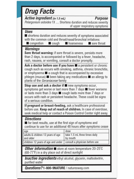 Nature's Way, Umcka® ColdCare Original Drops, 1 fl oz