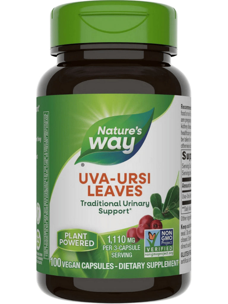 Nature's Way, Uva Ursi Leaves, 100 vegan capsules