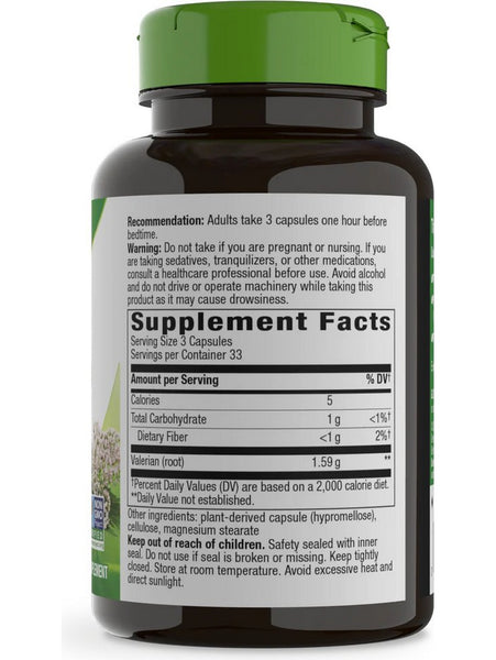 Nature's Way, Valerian Root, 100 vegan capsules