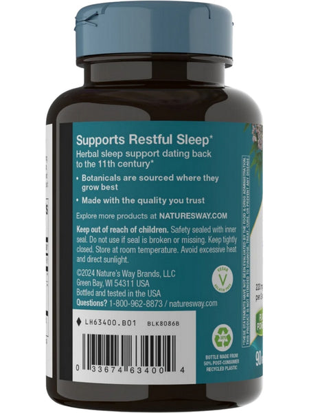 Nature's Way, Valerian, 90 vegan capsules