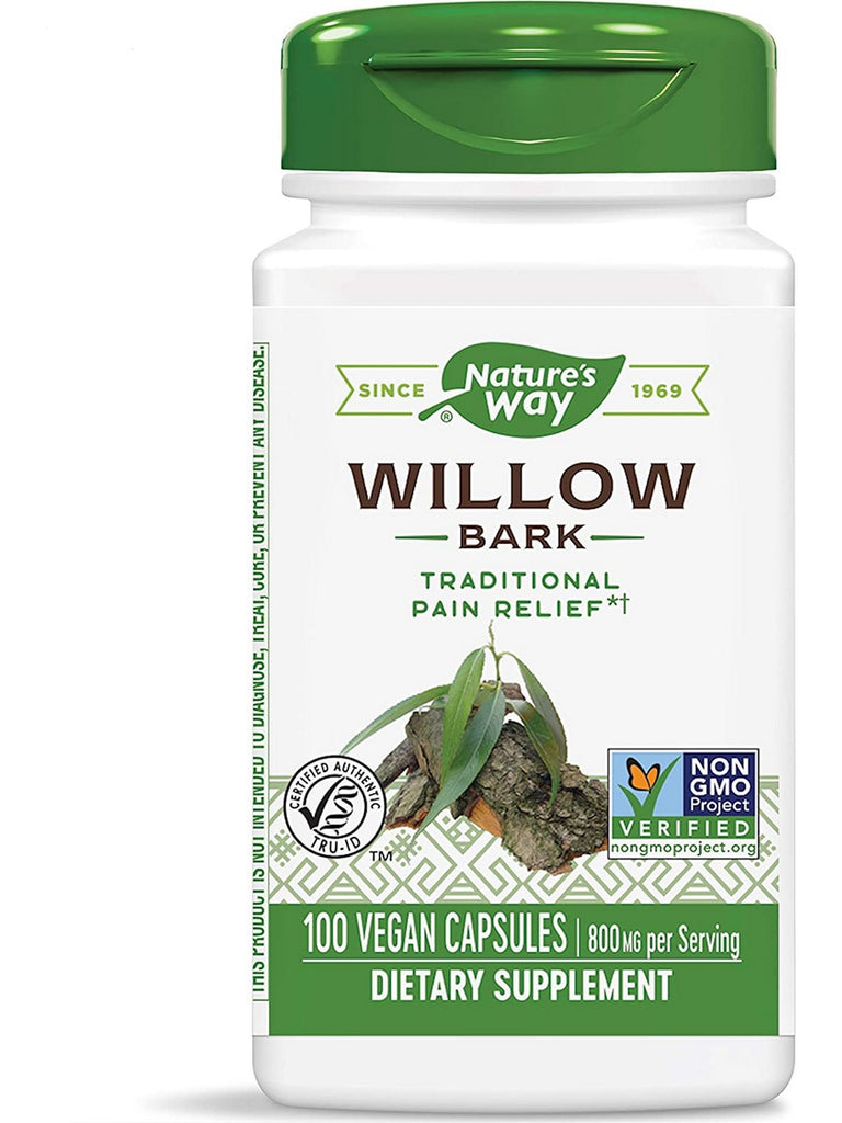Nature's Way, Willow, 100 vegan capsules