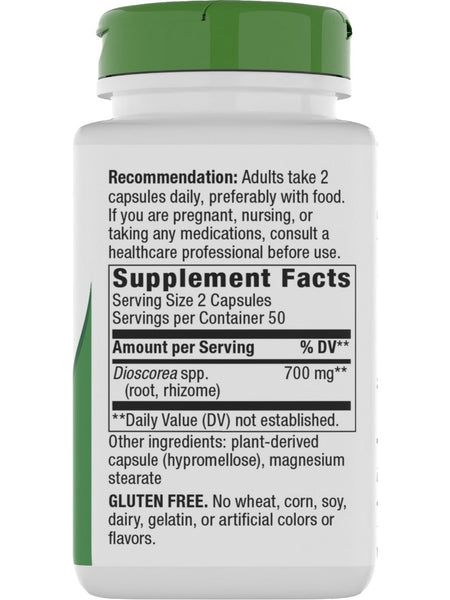 Nature's Way, Wild Yam Root, 100 Vegan Capsules