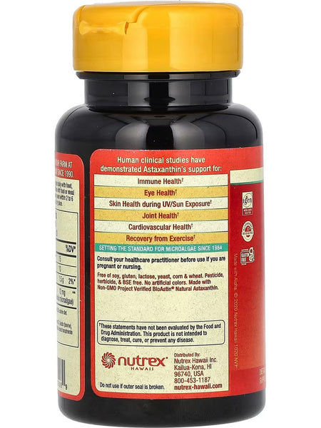 Nutrex Hawaii, BioAstin Hawaiian Astaxanthin, 4 mg, 60 Softgels