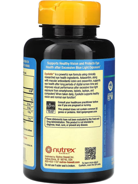 Nutrex Hawaii, EyeAstin, 6 mg, 60 Soft Gels