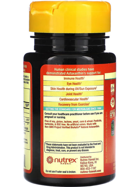 Nutrex Hawaii, BioAstin Hawaiian Astaxanthin, 12 mg, 25 Soft Gels