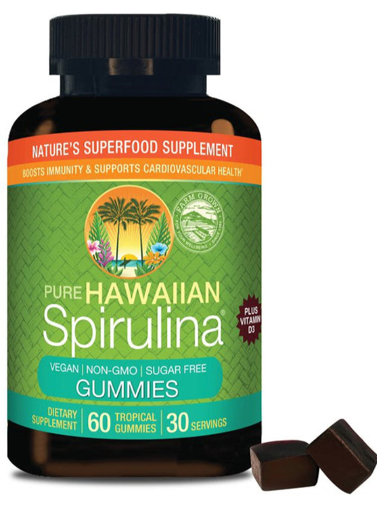 Nutrex Hawaii, Pure Hawaiian Spirulina, 60 Vegan Tropical Gummies