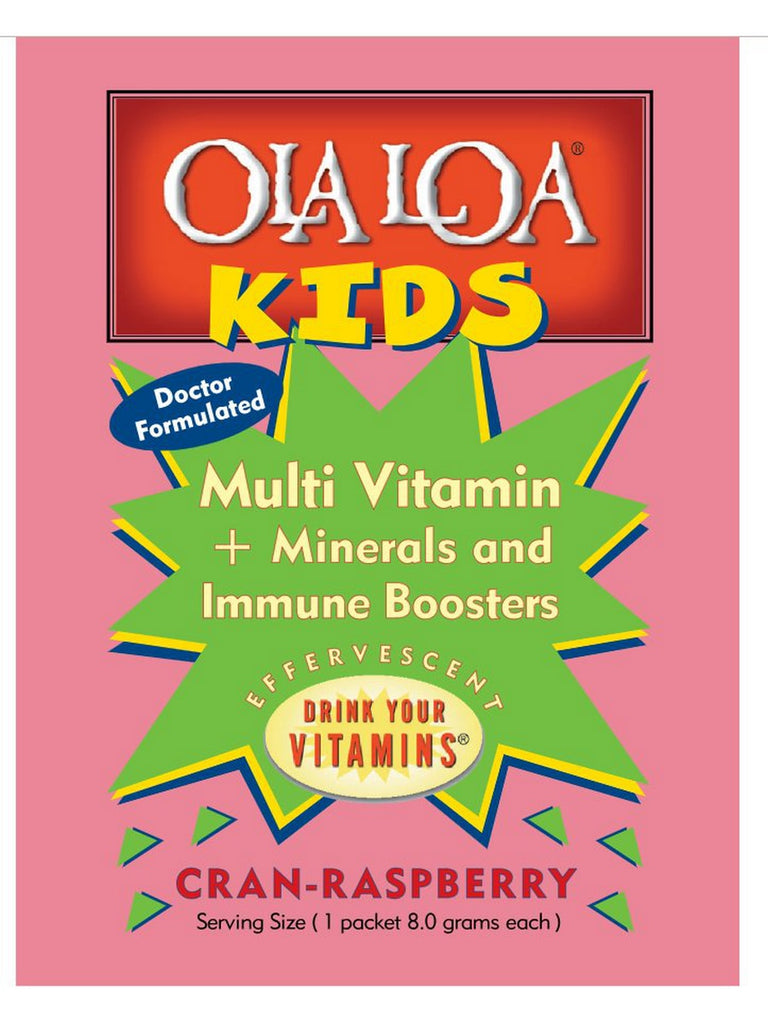 Ola Loa, Kids Multi Drink, Cran-Raspberry, 30 Packets