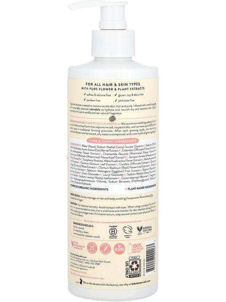 Babo Botanicals, Moisturizing Shampoo and Wash, Oat and Calendula, 16 fl oz